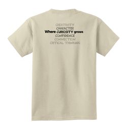 Image of Where CURIOSITY Grows HALFTONE Youth T-Shirt - Black Imprint (KA-PC54Y-CURIB-B)