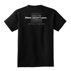 Image of Where CURIOSITY Grows HALFTONE Youth T-Shirt - White Imprint (KA-PC54Y-CURIB-W)