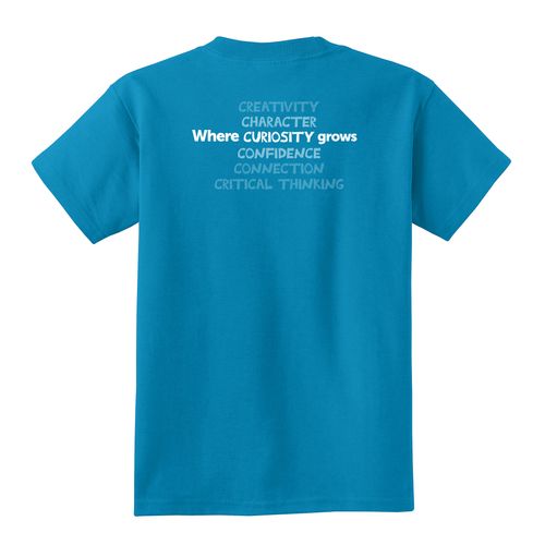 Where CURIOSITY Grows HALFTONE Youth T-Shirt - White Imprint (KA-PC54Y-CURIB-W) image thumbnail