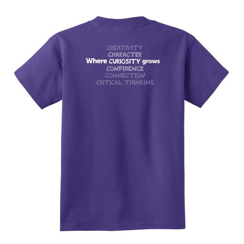 Where CURIOSITY Grows HALFTONE Youth T-Shirt - White Imprint (KA-PC54Y-CURIB-W) image thumbnail