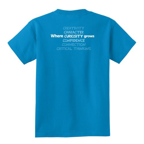 Where CURIOSITY Grows HALFTONE Youth T-Shirt - White Imprint (KA-PC54Y-CURIB-W) image thumbnail