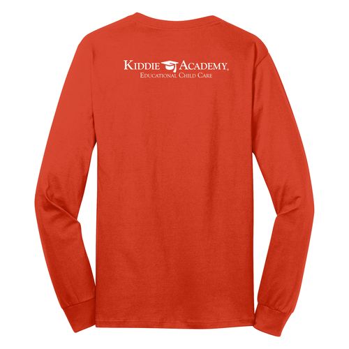 Where CONFIDENCE Grows EMOJI Adult Long Sleeve T-Shirt - White Imprint (KA-PC54LS-CONFF-W) image thumbnail