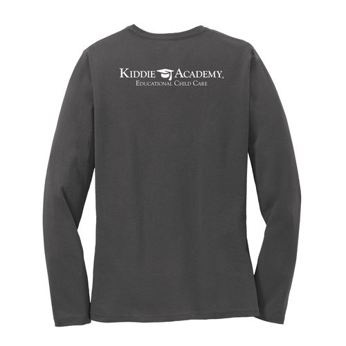 Where CONNECTION Grows EMOJI Women's Long Sleeve T-Shirt - White Imprint (KA-LPC54LS-CONNF-W) image thumbnail