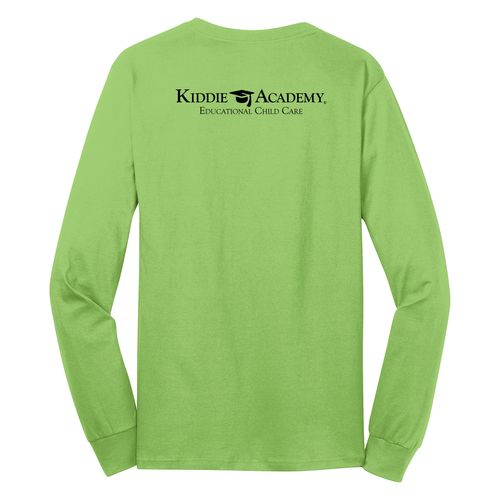 Where CONNECTION Grows EMOJI Adult Long Sleeve T-Shirt - Black Imprint (KA-PC54LS-CONNF-B) image thumbnail