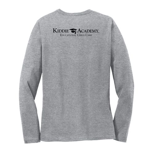 Where CONFIDENCE Grows EMOJI Women's Long Sleeve T-Shirt - Black Imprint (KA-LPC54LS-CONFF-B) image thumbnail