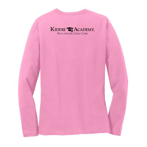 Where CONFIDENCE Grows EMOJI Women's Long Sleeve T-Shirt - Black Imprint (KA-LPC54LS-CONFF-B) image thumbnail