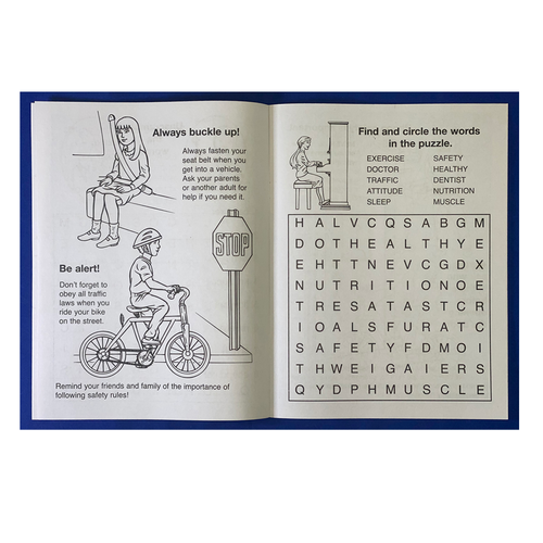 Health and Safety Coloring Book Fun Pack Set (KA-0450-FP) image thumbnail