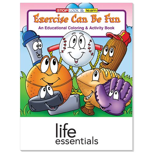 Exercise Can Be Fun Coloring Book Fun Pack Set (KA-0440-FP) image thumbnail