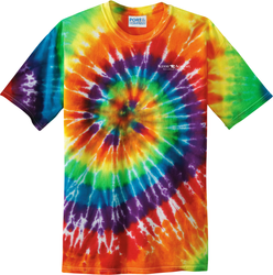 Image of Port & Company Tie-Dye Tee - White Imprint (KA-PC147-W)