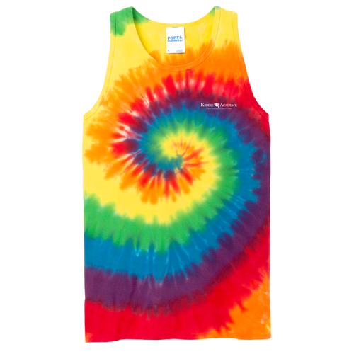 Port & Company Tie-Dye Tank Top - White Imprint (KA-PC147TT-W) image thumbnail