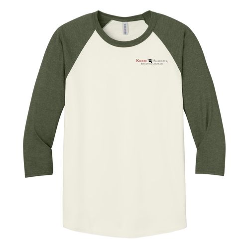 Jerzees Unisex Premium Blend Combed Ring Spun 3/4-Sleeve Raglan (KA-560R) image thumbnail