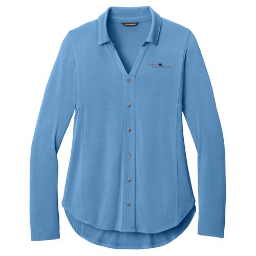 Port Authority Women's Luxe Knit Button Tunic (KA-LK5602) image thumbnail