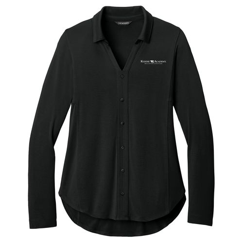 Port Authority Women's Luxe Knit Button Tunic (KA-LK5602) image thumbnail