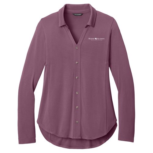 Port Authority Women's Luxe Knit Button Tunic (KA-LK5602) image thumbnail