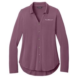 Image of Port Authority Women's Luxe Knit Button Tunic (KA-LK5602)