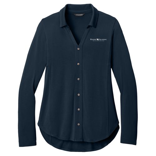 Port Authority Women's Luxe Knit Button Tunic (KA-LK5602) image thumbnail