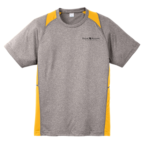 Sport-Tek Adult Heather Colorblock Contender Tee - Black Imprint (Screen Print) (KA-ST361-SP) image thumbnail
