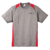 VINTAGE HEATHER / TRUE RED
