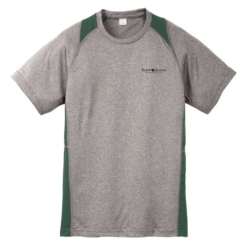 Sport-Tek Youth Heather Colorblock Contender Tee (Screen Print) (KA-YST361-SP) image thumbnail
