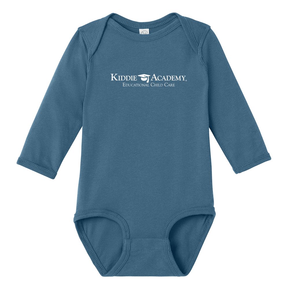 Infant Long Sleeve Jersey Bodysuit - White Imprint (KA-RS4421-W) primary image