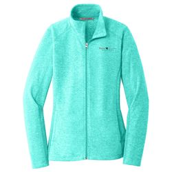 Image of Port Authority Women's Heather Microfleece Full-Zip Jacket (KA-L235)