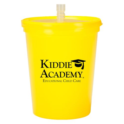 Stadium Cup  with Lid and Straw 16 oz (KA-ASC16L) image thumbnail