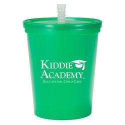 Image of Stadium Cup  with Lid and Straw 16 oz (KA-ASC16L)