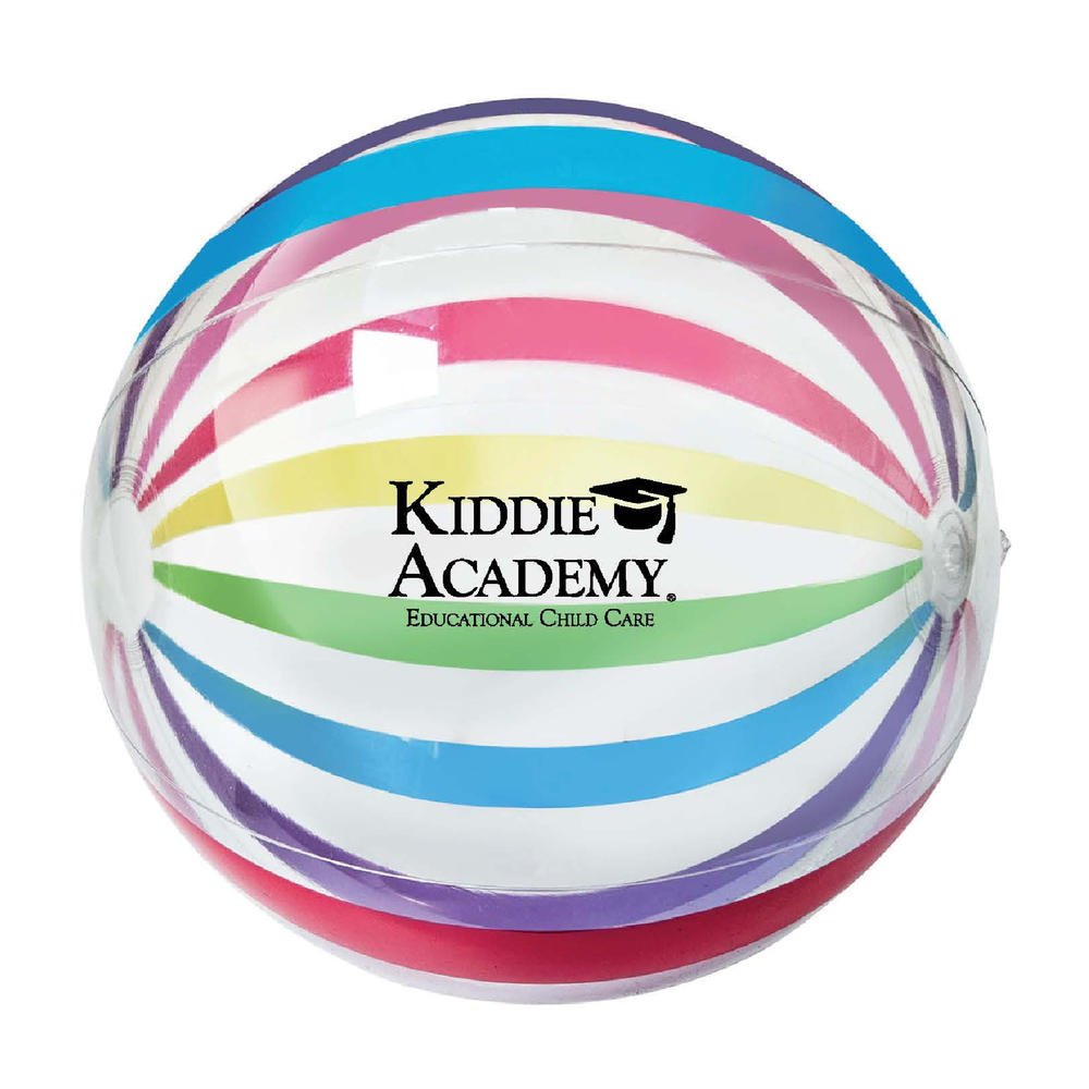Multi-Color Stripe 16" Beach Ball (KA-JK-9049) primary image