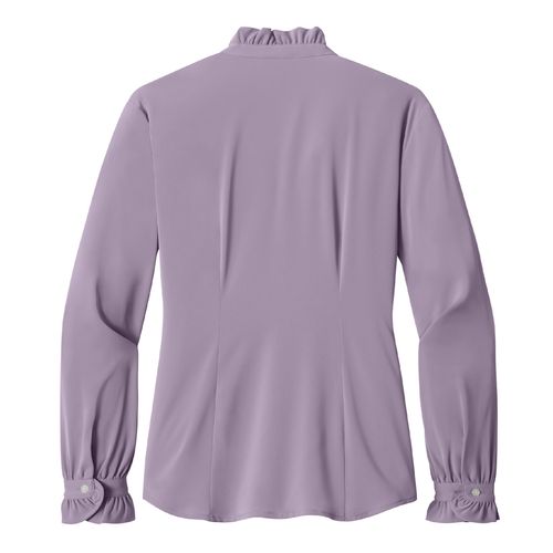 Brooks Brothers Women's Long Sleeve Ruffle Collar Blouse (KA-BB18011) image thumbnail