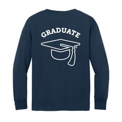 Image of Graduation Youth Long Sleeve T-Shirt (KA-PC54YLS-GRADCAP)