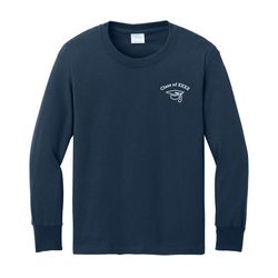 Image of Graduation Class of 2026 Left Chest Youth Long Sleeve T-Shirt (KA-PC54YLS-GRADLC)