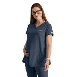 Image of Women's Two-Pocket Promise Maternity Scrub Top (KA-GSST262)