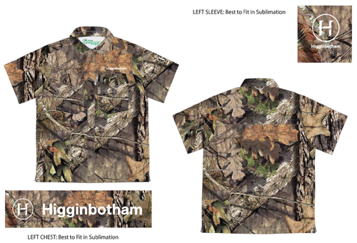 Custom Short Sleeve Fishing Shirts - CAMO	 image thumbnail