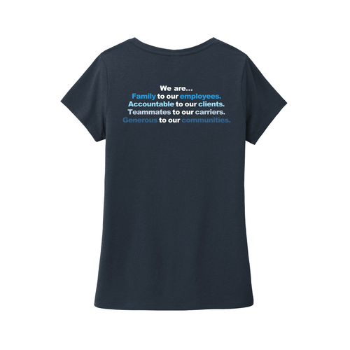 Higg Values Womens V-Neck Tee  image thumbnail