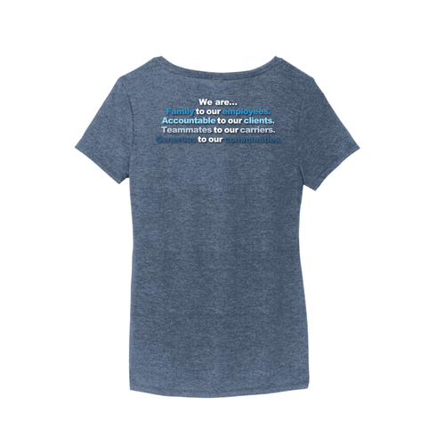 Higg Values Womens V-Neck Tee  image thumbnail