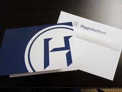 Image of Folded Higginbotham Thank You Card Set