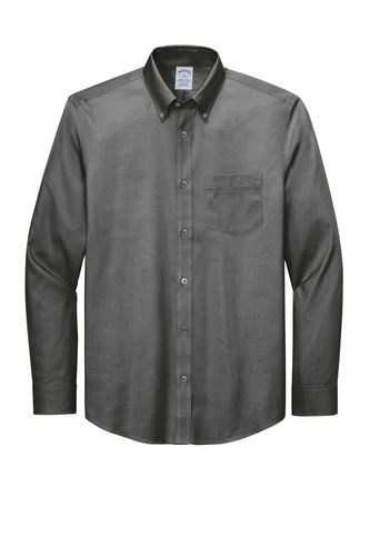 Brooks Brothers Wrinkle-Free Stretch Pinpoint Shirt BB18000 image thumbnail