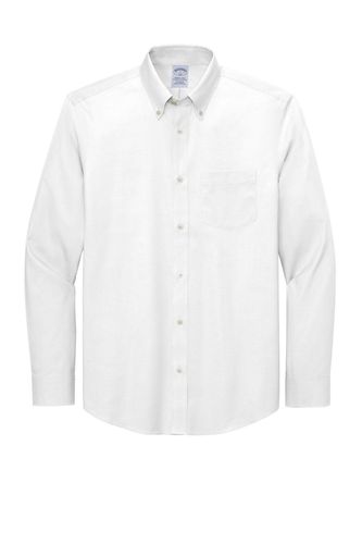 Brooks Brothers Wrinkle-Free Stretch Pinpoint Shirt BB18000 image thumbnail