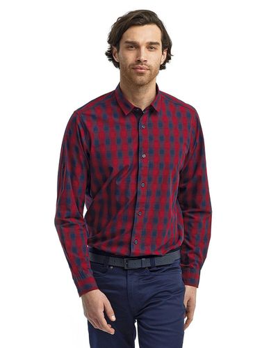 Men's Mulligan Check Long-Sleeve Cotton Shirt image thumbnail