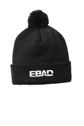 Image of Sport-Tek Solid Pom Pom Beanie. STC37