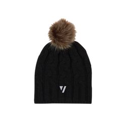 Image of Cable Knit Pom Hat