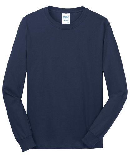 UNISEX - Port & Company - Long Sleeve Core Cotton Tee image thumbnail