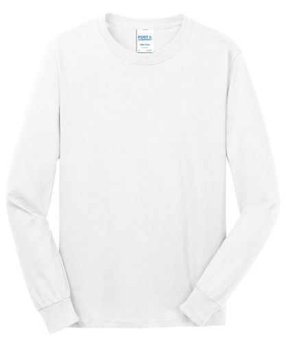 UNISEX - Port & Company - Long Sleeve Core Cotton Tee image thumbnail