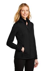 Image of Port Authority Ladies Grid Fleece Jacket