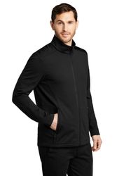 Image of Port Authority Grid Fleece Jacket