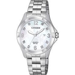 Image of Women's Citizen Quartz Stainless Steel Bracelet Watch
