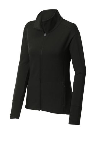 Sport-Tek Women's Sport-Wick Flex Fleece Full-Zip.  image thumbnail
