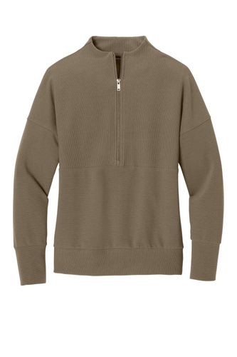Mercer+Mettle Women's Linear Texture 1/4-Zip image thumbnail