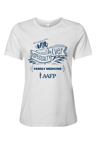 Women's Relaxed Jersey Short Sleeve Tee - Best Specialty Logo - DTG image thumbnail