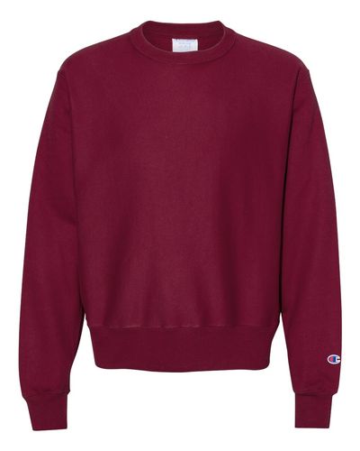 Champion Adult BRG Reverse Weave Crewneck Sweatshirt image thumbnail